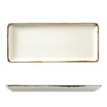 Kütahya Porzellan | Servierplatte Rechteckig | 35 × 15 cm